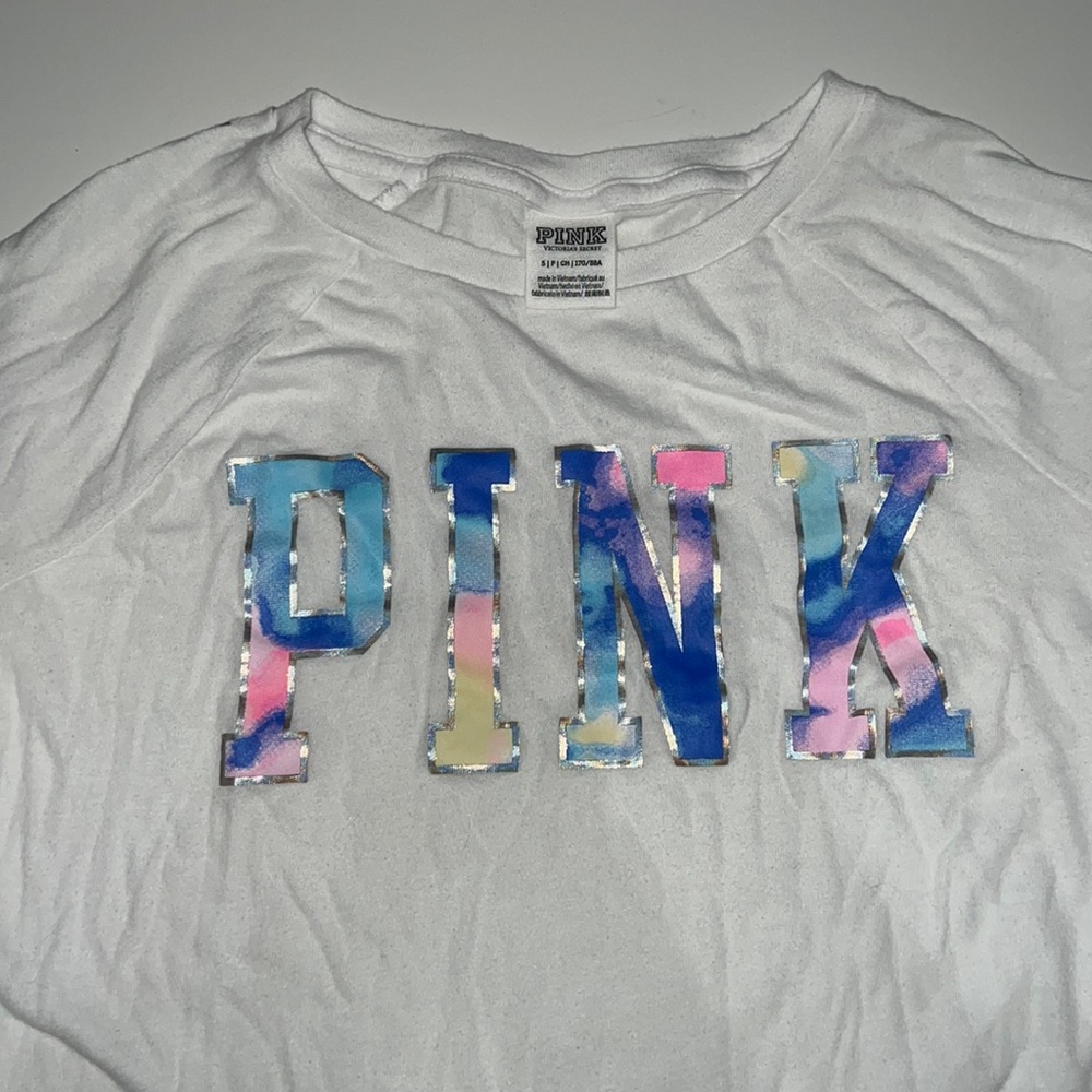 Victoria’s Secret pink T-shirt